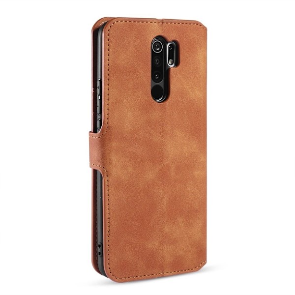 DG.Ming Xiaomi Redmi 9 Retro Suojakotelo - Ruskea Brown
