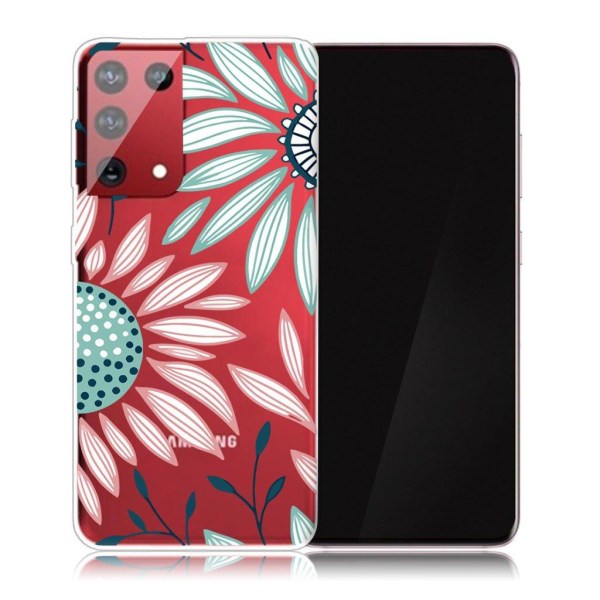 Deco Samsung Galaxy S21 Ultra case - Chrysanthemum Multicolor