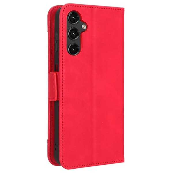 Stilig Læretui med Lommebok til Samsung Galaxy A14 - Rød Red