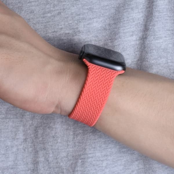 Apple Watch Series 6 / 5 44mm braid themed rem - pink Pink