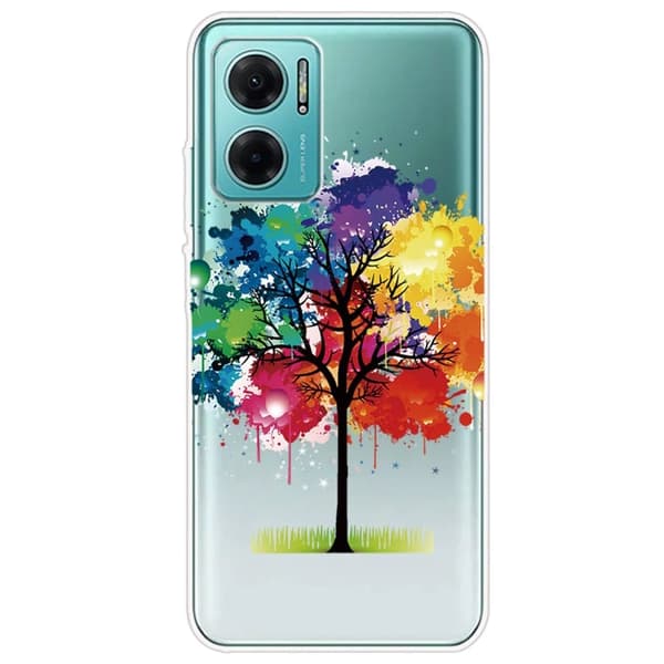 Deco Xiaomi Redmi Note 11E cover - Flerfarvet Multicolor