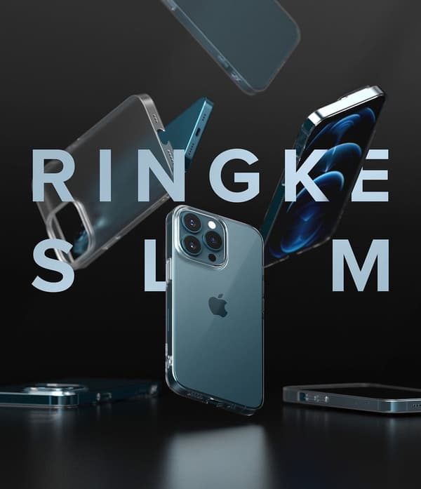 RINGKE SLIM - iPhone 13 Pro - Matta Kirkas Transparent