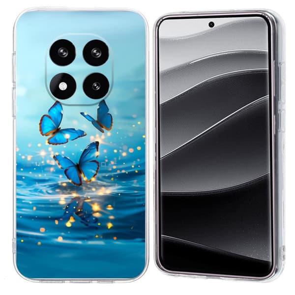Vibe Xiaomi Redmi Note 14 Pro Plus 5G cover - Blå Sommerfugl Blue