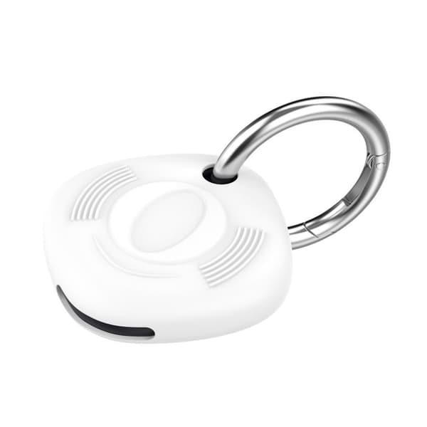 Samsung Galaxy SmartTag silikondeksel med spenne - Hvit White