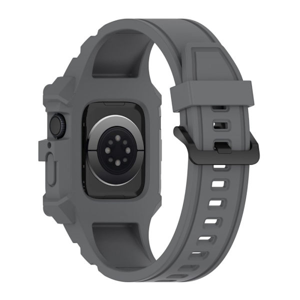 Apple Watch (45 mm) silikone-urrem - Mørkegrå Silver grey