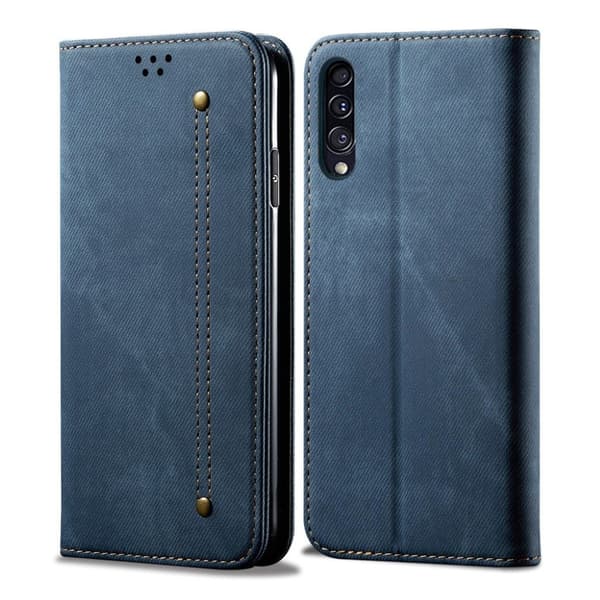 Jeans Samsung Galaxy A50 etui - Blå Blue