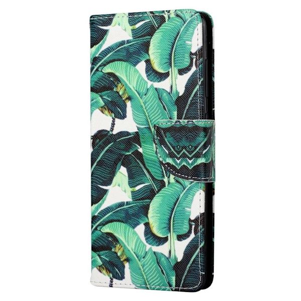 Wonderland iPhone 14 flip etui - Vejbredsblad Green