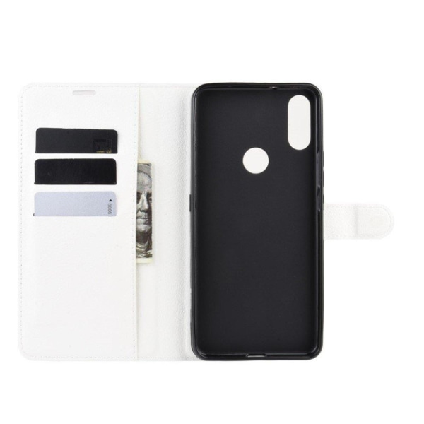 Classic Alcatel 3v (2019) flip kotelot - Valkoinen White