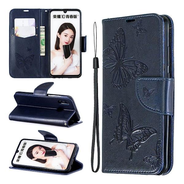 Butterfly Huawei P Smart 2019 kotelot - Sininen Blue