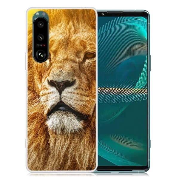 Deco Sony Xperia 5 III Etui - Gylden Løve Gold