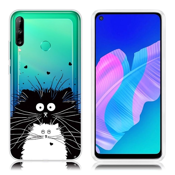 Deco Huawei P40 Lite E deksel - To Katter Multicolor