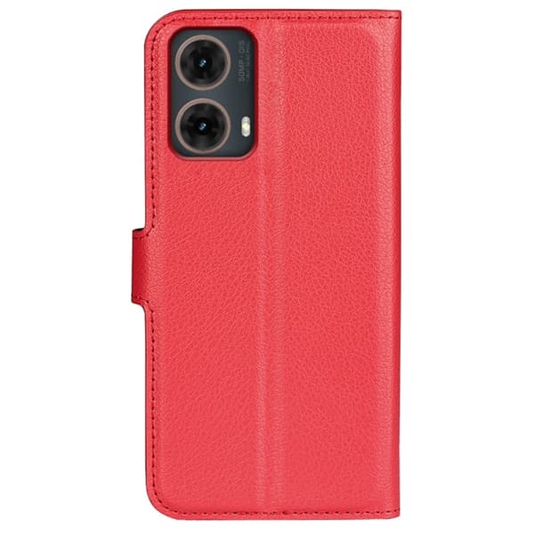 Classic Motorola Moto G85 flip etui - Rød Red