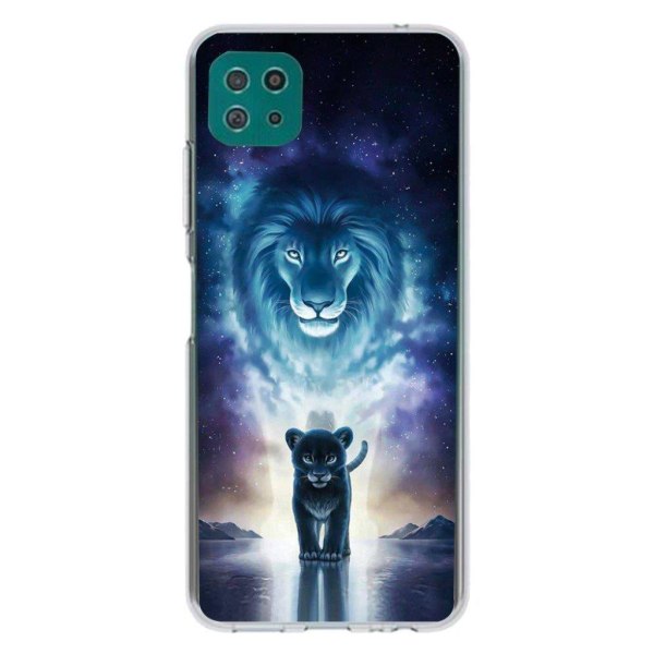 Deco Samsung Galaxy A22 5G Suojakotelo - Lion Blue