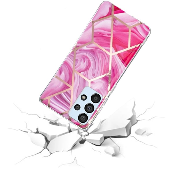 Marble Samsung Galaxy A53 5G Suojakotelo - Red Rhombus Red