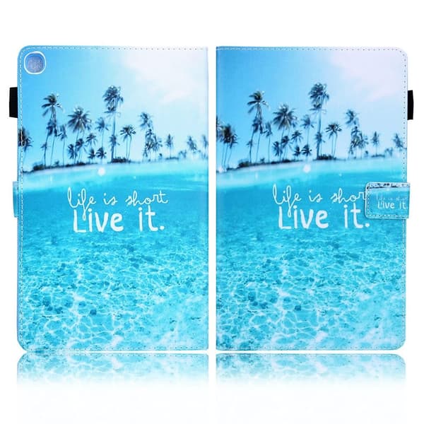 Samsung Galaxy Tab A7 10.4 (2020) bright  læder flip etui - strand Blue