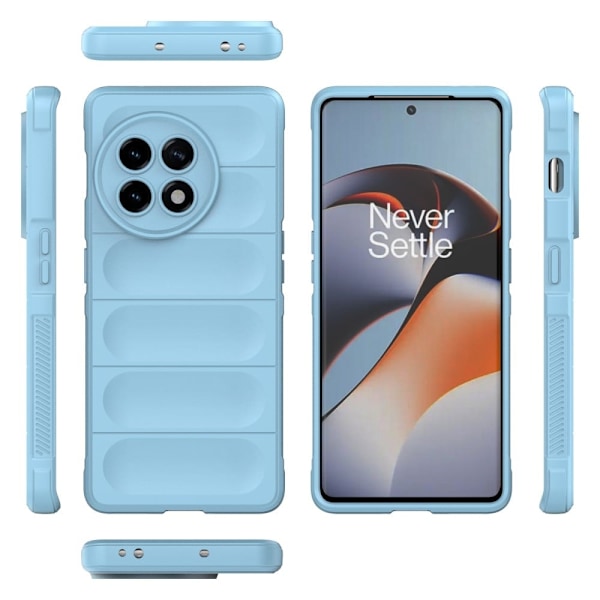 Blødt grebsformet cover til OnePlus 11R / OnePlus Ace 2 - Sølv/Grå Silver grey