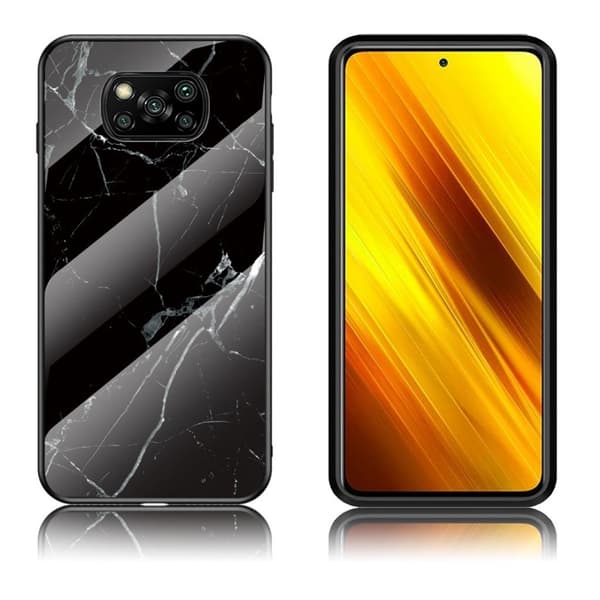 Fantasy Marble Xiaomi Poco X3 / X3 Nfc Cover - Sort Black