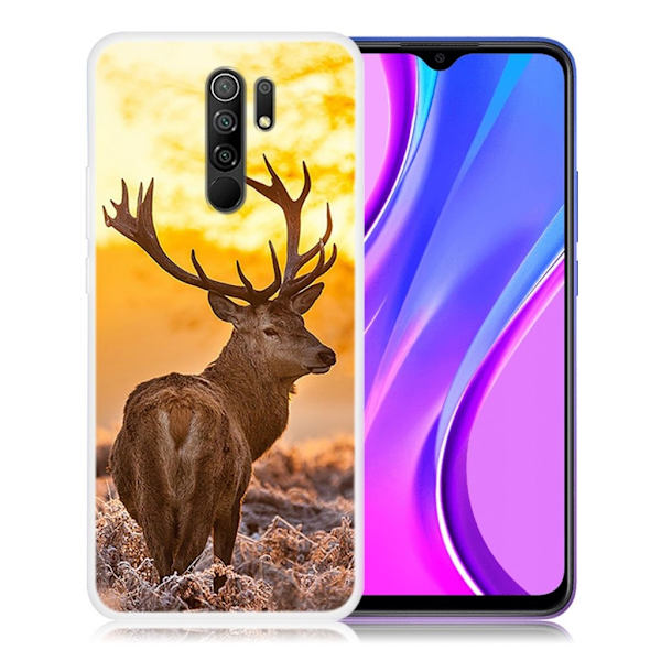 Deco Xiaomi Redmi 9 Etui - Deer Brown