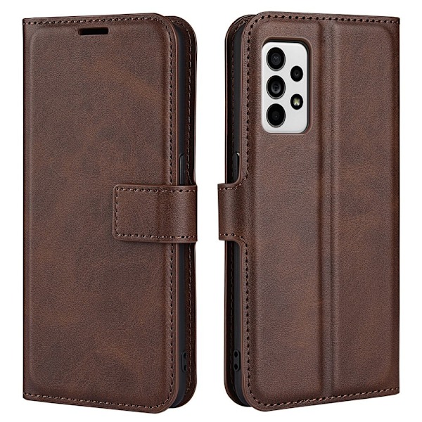 Lompakko Nahkakotelo For Samsung Galaxy A33 5G - Ruskea Brown