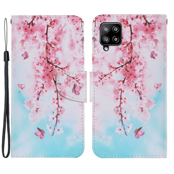 Wonderland Samsung Galaxy A22 4G Flippetui - Cherry Blossom Multicolor
