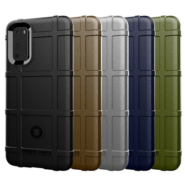Rugged Shield Samsung Galaxy S20 kotelot - Musta Black