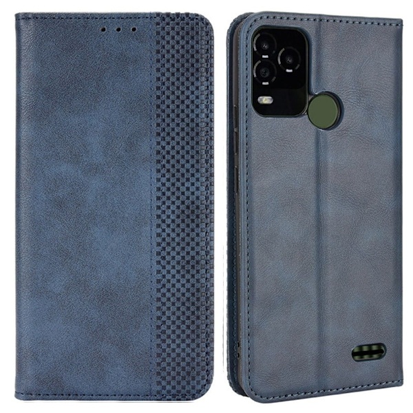 Bofink Vintage läder BLU G71 Plus fodral - Blå Blå