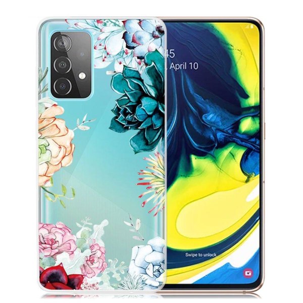 Deco Samsung Galaxy A82 5G Suojakotelo - Vivid Flowers Multicolor