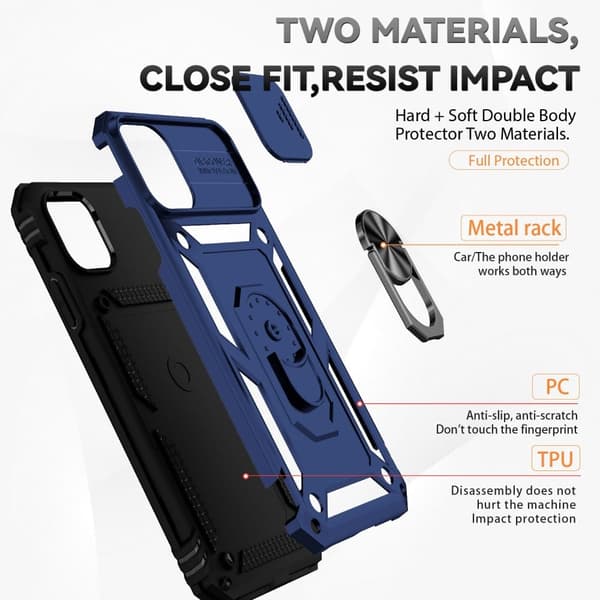 Bofink Combat iPhone 11 Pro cover - Blå Blue