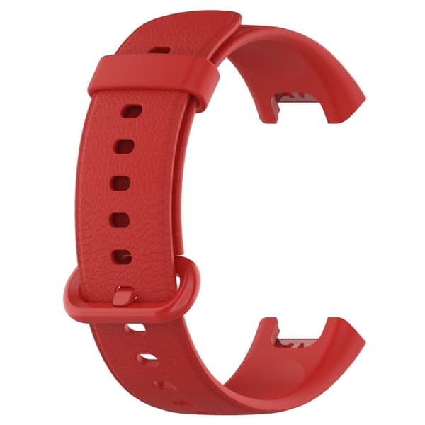 Xiaomi Redmi Watch silikone litchi-urrem - Rød Red