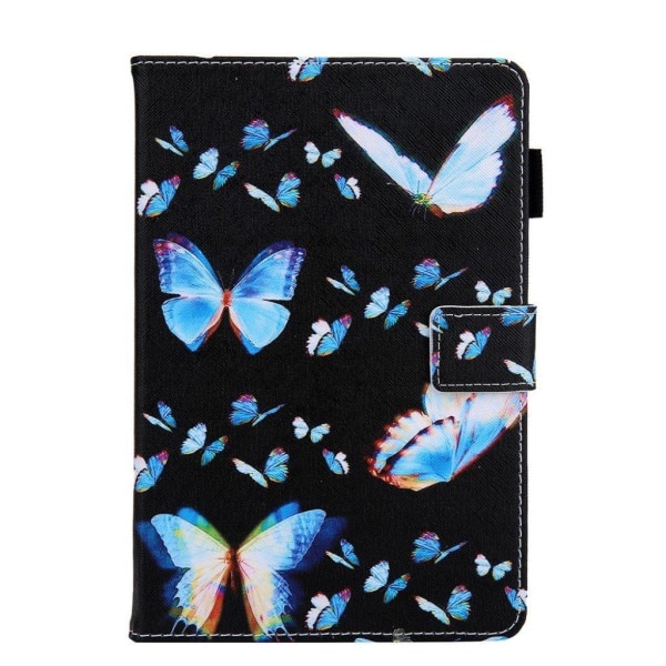 Cool patterned leather flip case for iPad Mini (2019) - Blue But Blue