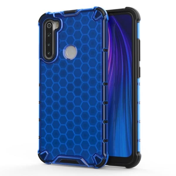 Bofink Honeycomb Xiaomi Redmi Note 8 kuoret - Sininen Blue