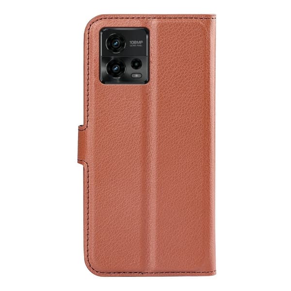 Klassisk Motorola Moto G72 Flip Etui - Brun Brown