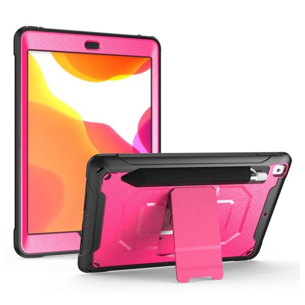 iPad 10.2 (2019) durable armor case - Rose Pink