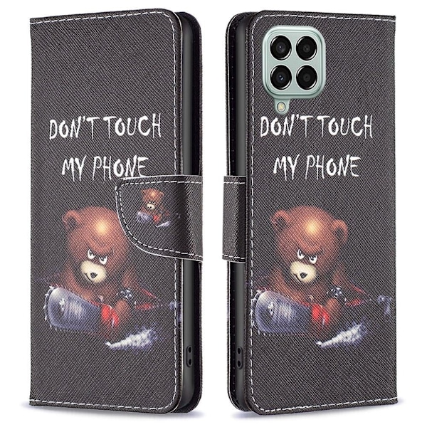 Wonderland Samsung Galaxy M33 5G flip etui - Bjørn Black