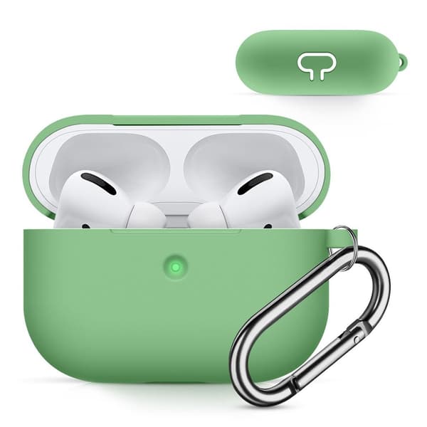AirPods Pro tjockt silikonfodral - Mintgrön Grön