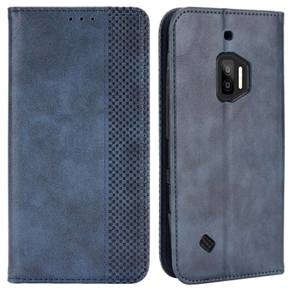 Bofink Vintage Oukitel Wp12 / Wp12 Pro Læder Etui - Blå Blue