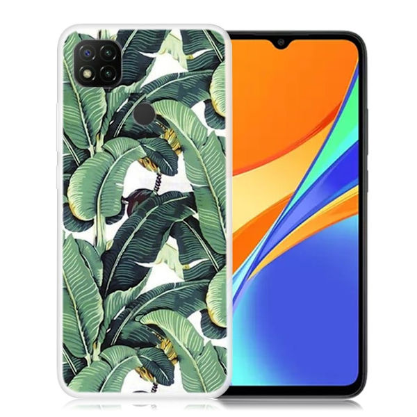 Deco Xiaomi Redmi 9C Etui - Blad Green