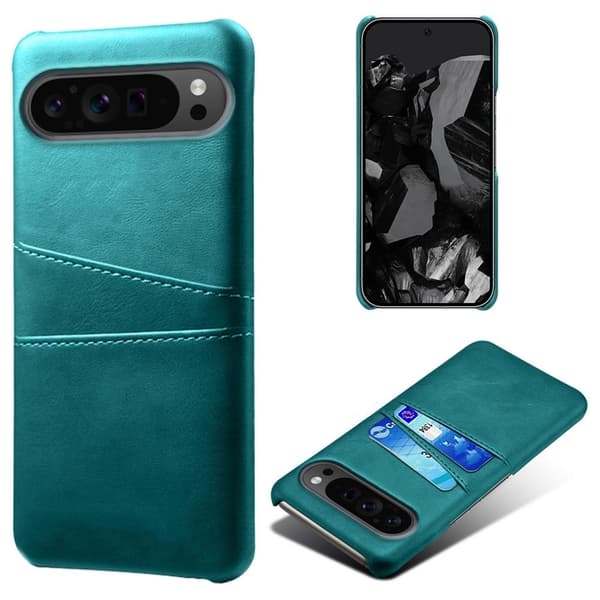 Google Pixel 9 Pro XL skal med korthållare - Grön Grön