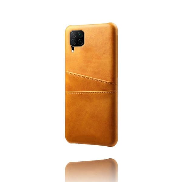 Huawei P40 Lite / Huawei Nova 6 SE skal med korthållare - Brun Brun
