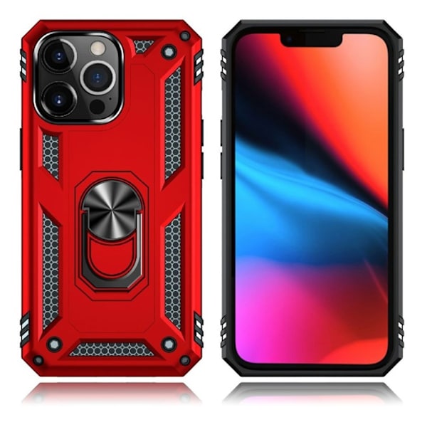 Bofink Combat iPhone 13 Pro Max Suojakotelo - Punainen Red