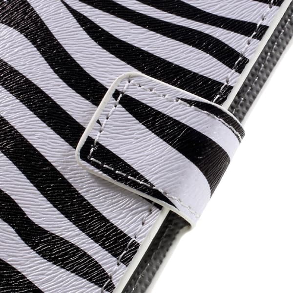Scherfig Huawei Nova flip-etui i læder - Zebrastriber Multicolor