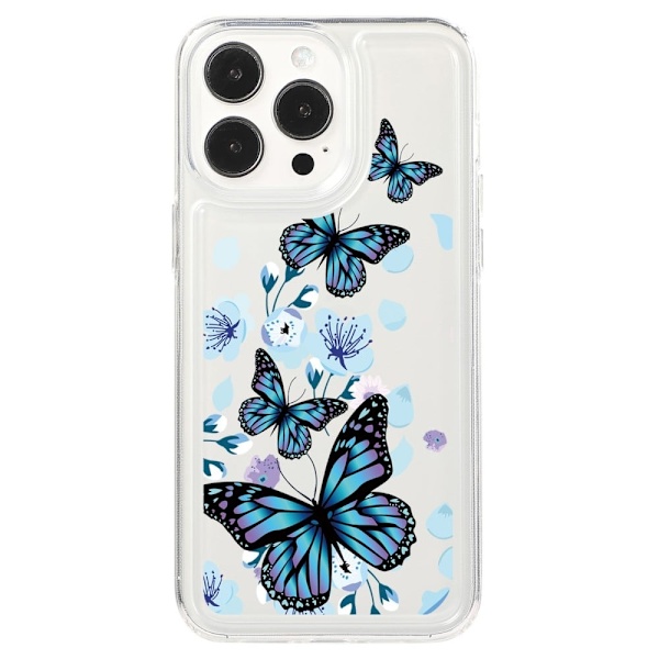 Supertunt och hållbart iPhone 15 Pro skal - Stil C Blå