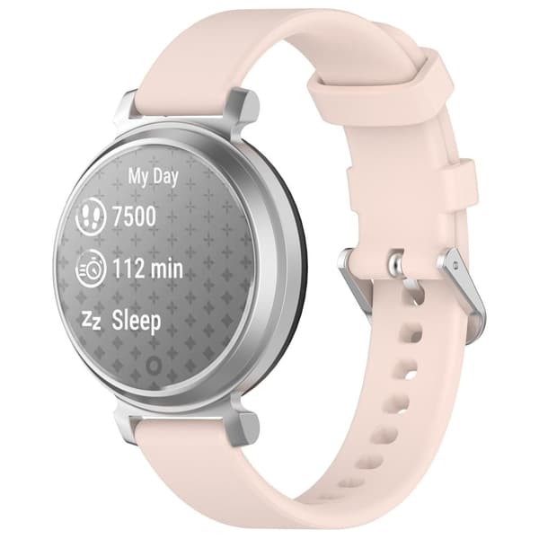 Garmin Lily 2 Silicone Watch bands 14mm Waterproof Soft Replacement Straps - Light Pink Rosa