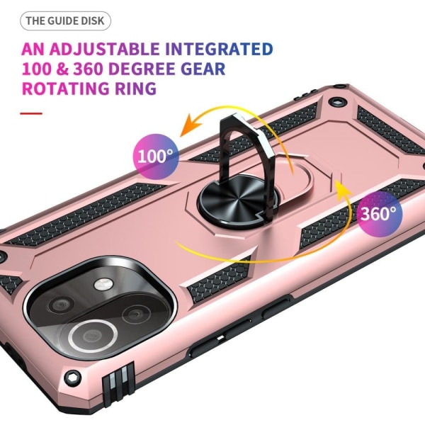 Bofink Combat Xiaomi 11 Lite 5g Ne / Mi 11 Lite 5g / 11 Lite Suojakotelo - Ruusukulta Pink