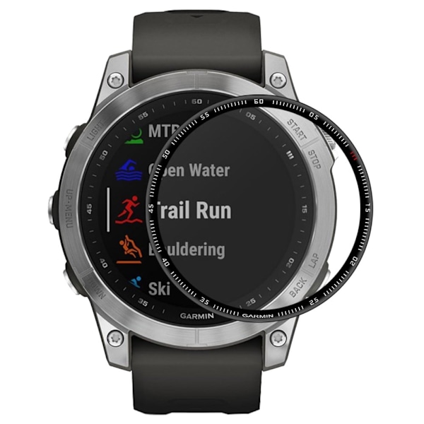 ENKAY Garmin Fenix 7S 3D kaareva reuna PMMA näytön suojakalvo Transparent