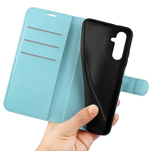 Klassisk Samsung Galaxy A54 Flip Etui - Blå Blue