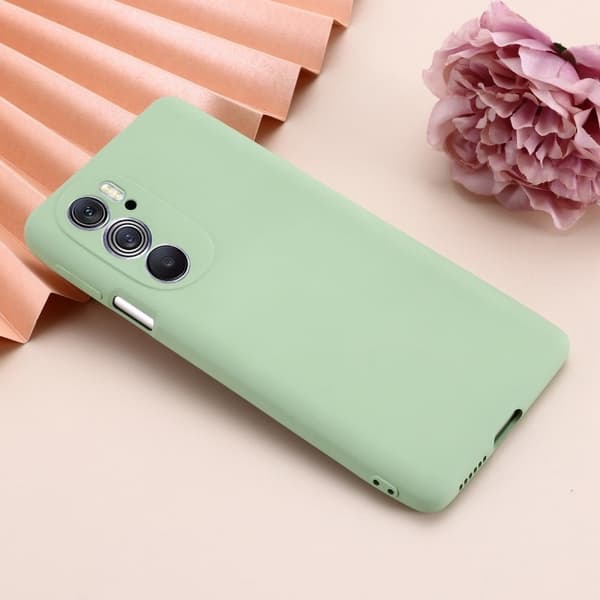 Matte Liquid Silikone Cover til Motorola Edge X30 - Grøn Green