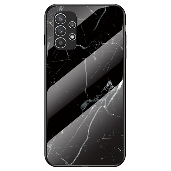 Fantasy Marble Samsung Galaxy A23 cover - Sort Marmor Black