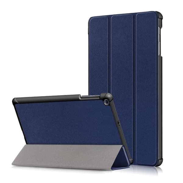 Samsung Galaxy Tab A 10.1 (2019) Tri-Fold Læretui - Mörkblå Blue