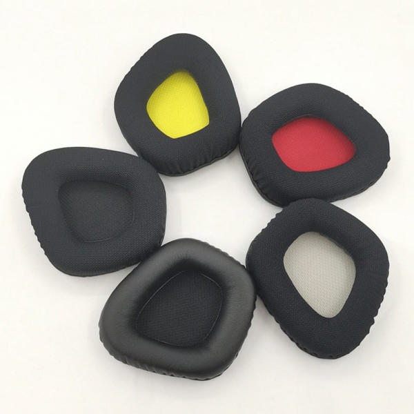 1Pair Corsair VOID PRO ELITE Replacement Earpads Headphone Cushions Ear Pad - Mesh-Klud / Grå Silver grey